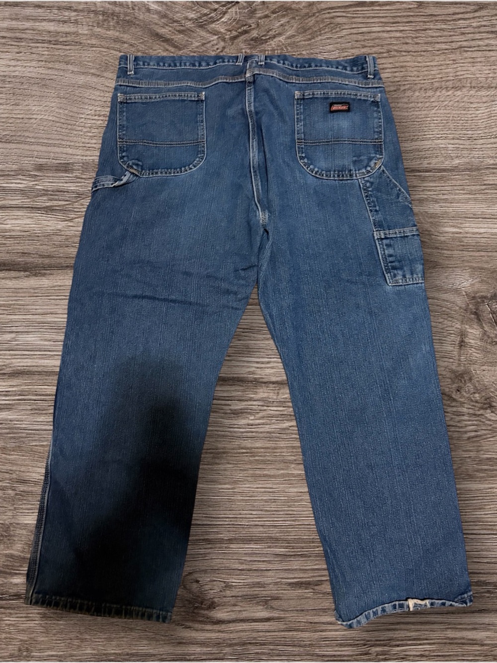 Dickies Men’s Blue Relaxed Fit Carpenter Jeans